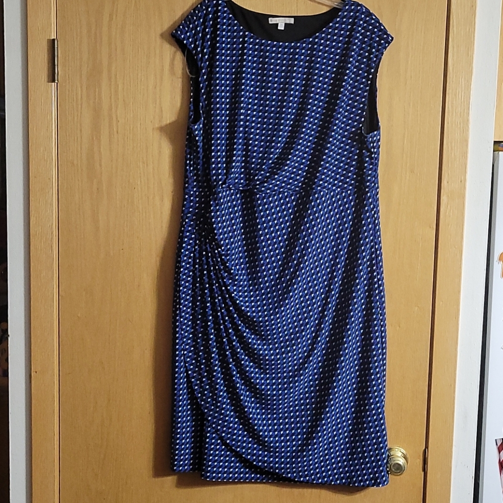 NWOT Geometric Print Dress by Dress Barn SZ 20